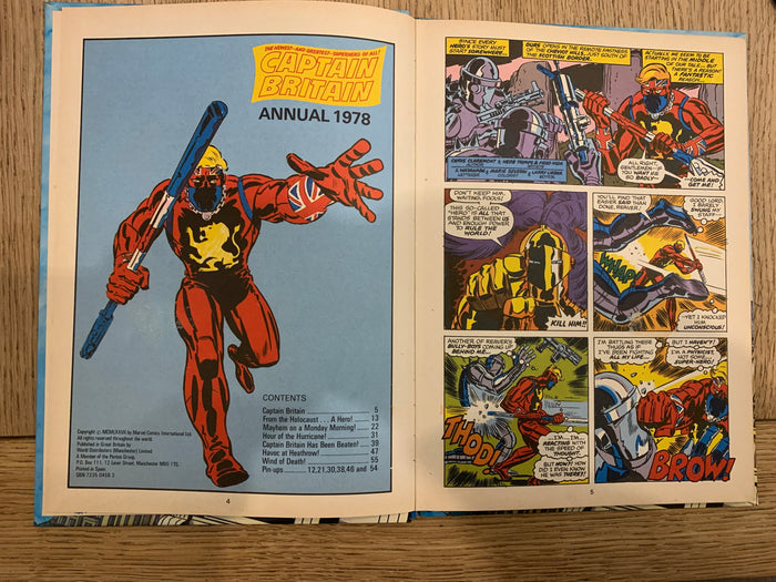 Captain Britain Annual 1978