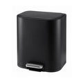 Cefito 20L Trash Bin Steel Pedal Bins Soft Close Kitchen Rubbish Waste Can Black