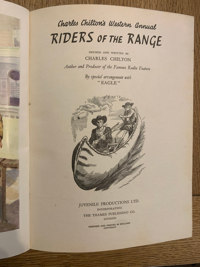 Charles Chilton's Western Annual - Riders of the Range