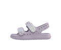 Side view of a Native Shoes Kids Chase Bio-Bling Kids Footwear in Future Purple Bling / Future Purple