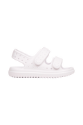 Side view of a Native Shoes Kids Chase Kids Footwear in Shell White / Shell White