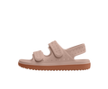 Side view of a Native Shoes Kids Chase Kids Footwear in Chameleon Pink / Sierra Brown