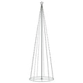 Christmas Cone Tree 100x300cm 330 LED Lights Indoor Outdoor Xmas Decor White