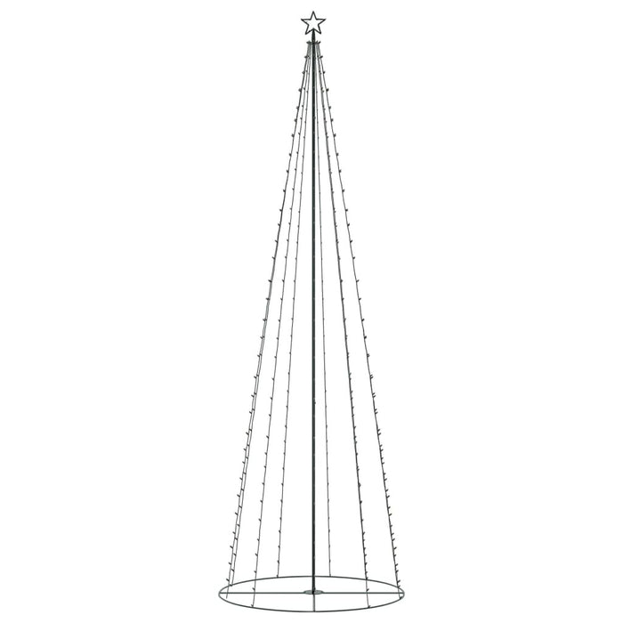Christmas Cone Tree 100x300cm 330 LED Lights Indoor Outdoor Xmas Decor White