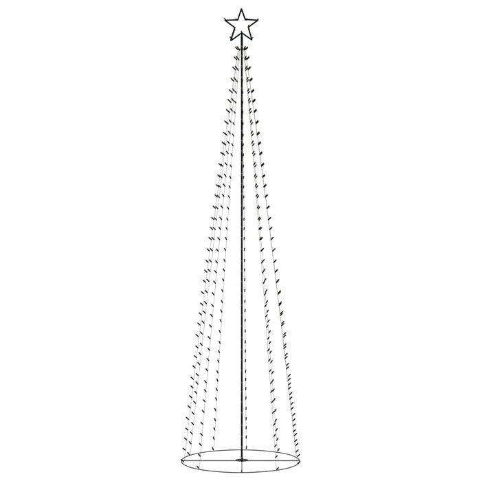 Christmas Cone Tree 400 Warm White LEDs Decoration 100x360 cm