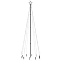 Christmas Tree with Spike Cold White 310 LEDs 8 Effects Compact 300cm