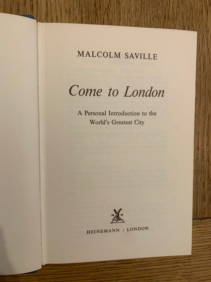 Come To London