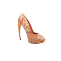 Corl Python Snakeskin Heels-37.5"