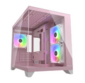 Cougar Mini Pink Dual Chamber Mini Tower ARGB Case