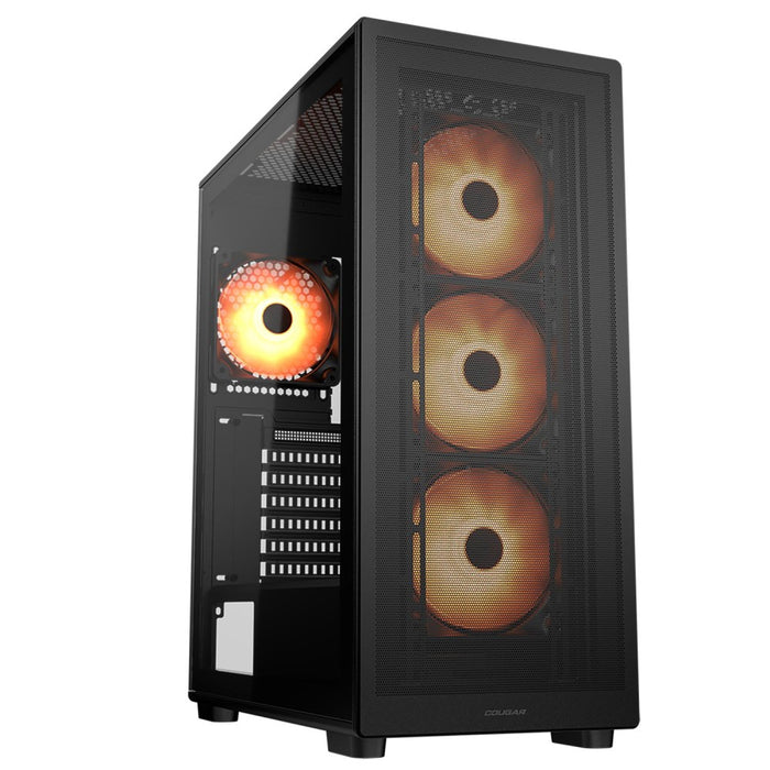 Cougar RGB Black Mid-Tower Cabinet with 4 ARGB Fans