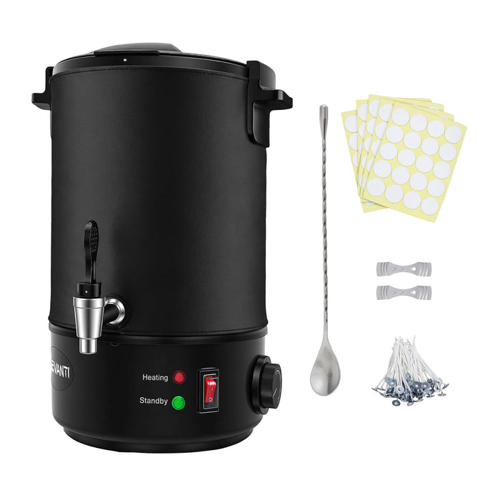 Devanti 6L Wax Melter Candle Making 1520W Melting Pot Quick Pour Spout Soap
