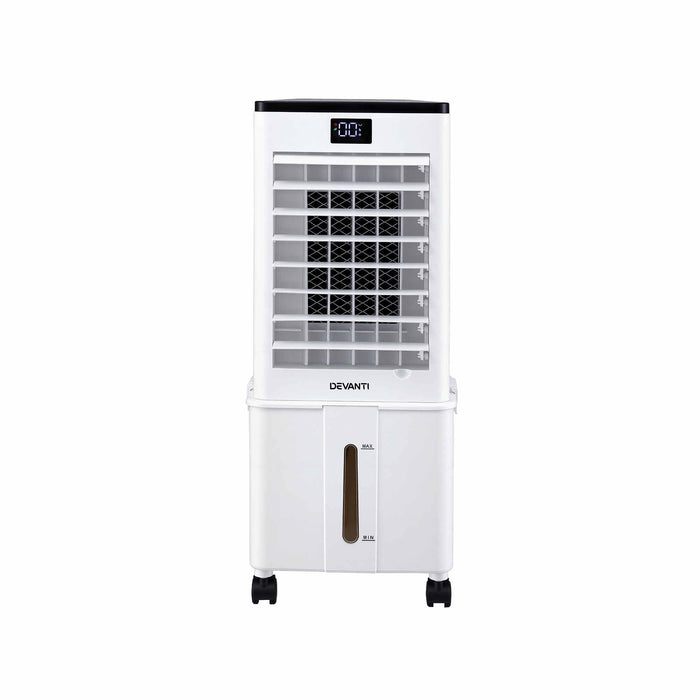 Devanti 8L 3-in-1 Evaporative Air Cooler 4 Ice Packs Remote Control 3 Speed