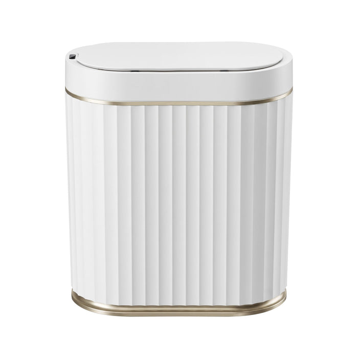 Devanti Sensor Trash Can 7L Motion Slim Bins Touchless Automatic Waste Bin White