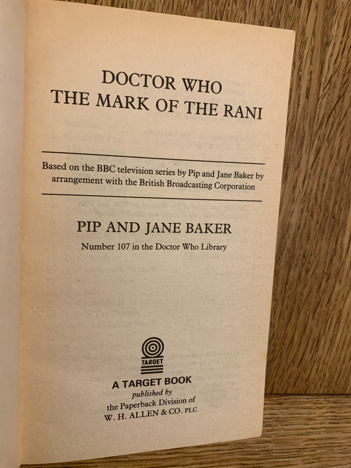 Doctor Who - The Mark of the Rani