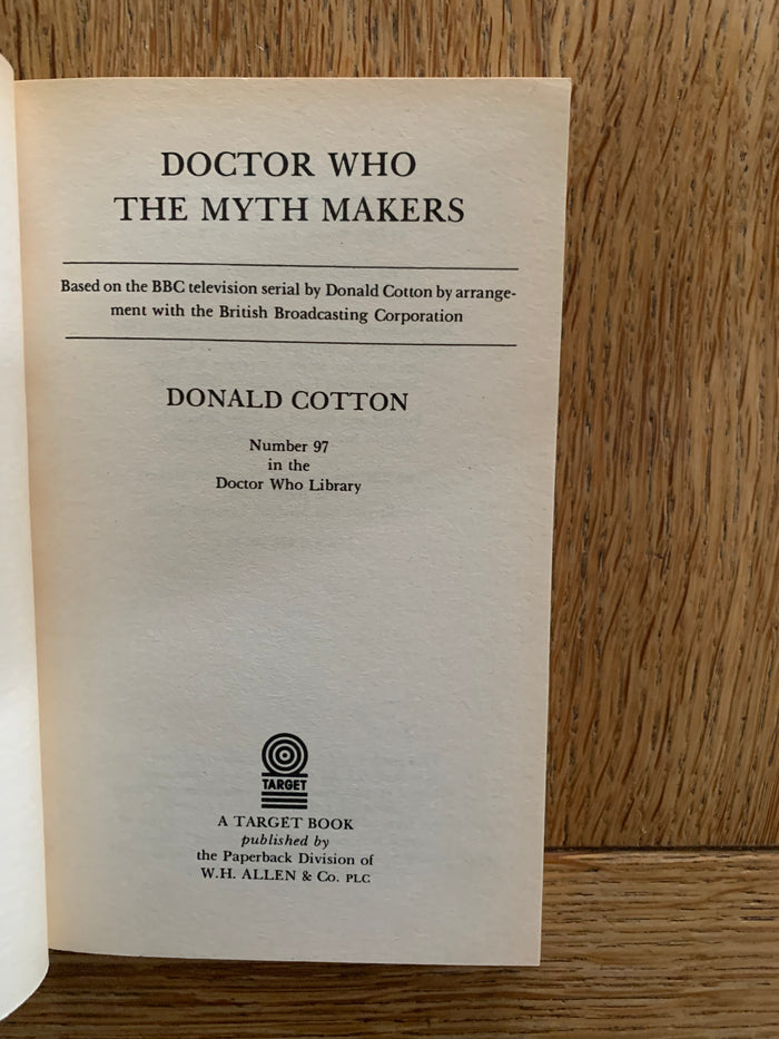 Doctor Who - The Myth Makers