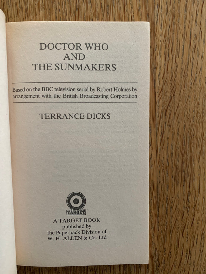 Doctor Who and the Sunmakers
