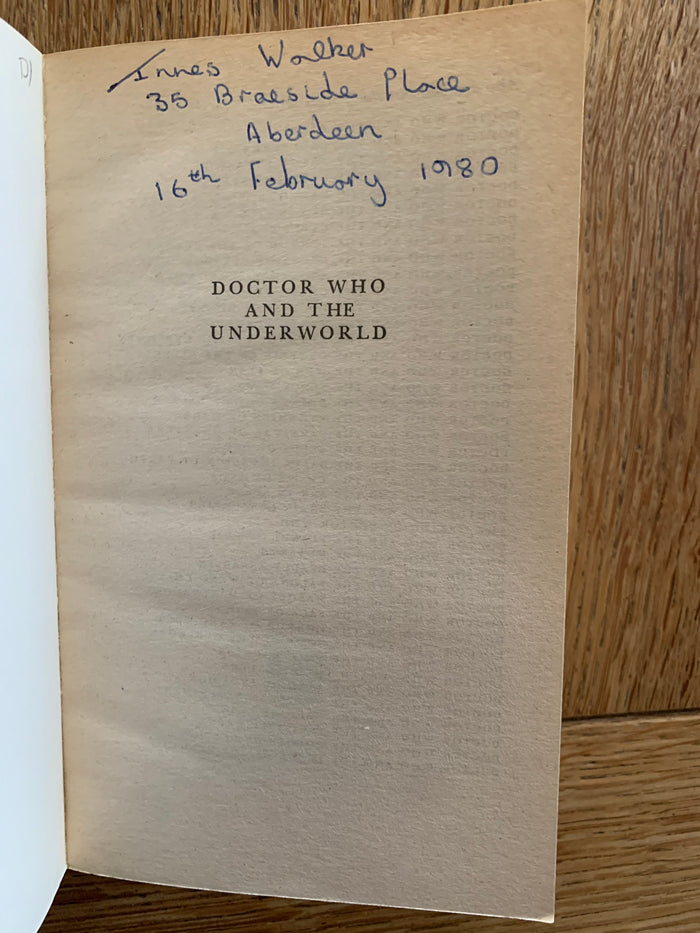 Doctor Who and the Underworld