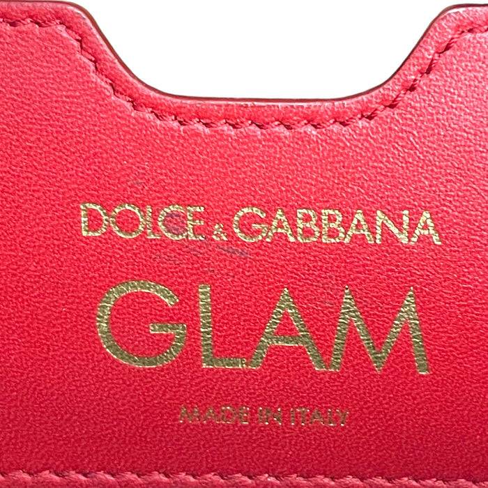 Dolce & Gabbana Red Crown Men Patch Crossbody