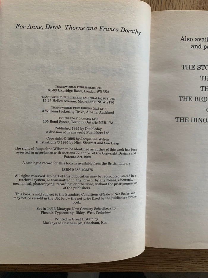 Double Act (signed) with publishers promotional flyer