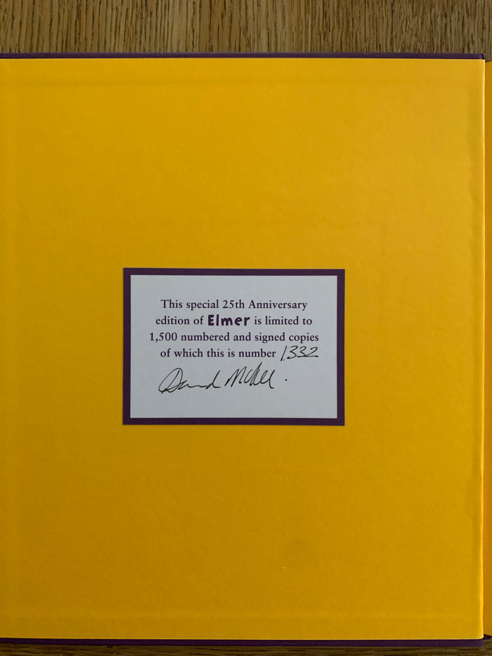 Elmer (signed anniversary limited edition 1332/1500)