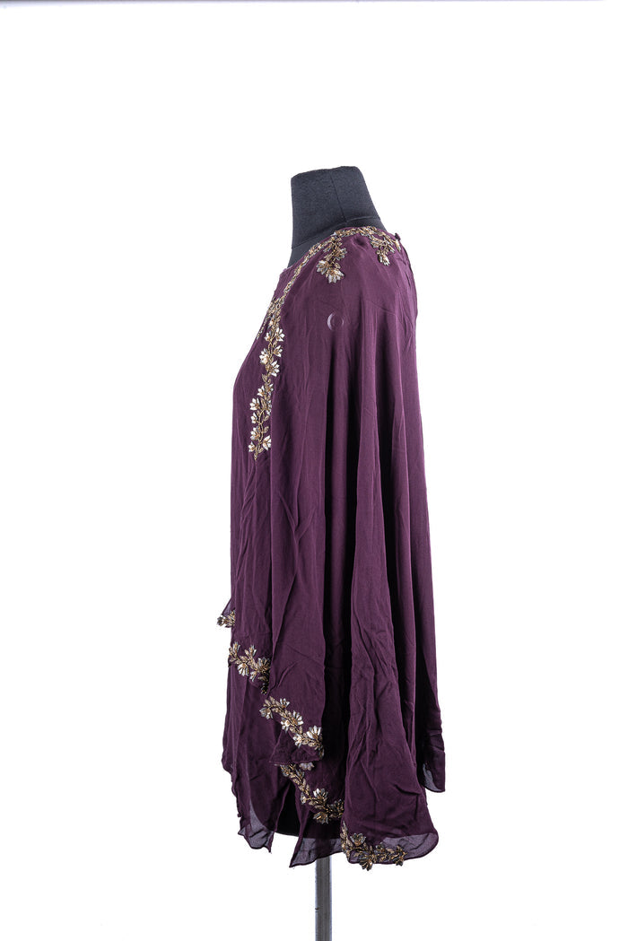 Embroidered Muslin Silk & Georgette Kurta With Pants