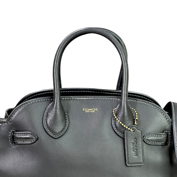 Coach Empire 26 Carryall Bag Medium Black Leather