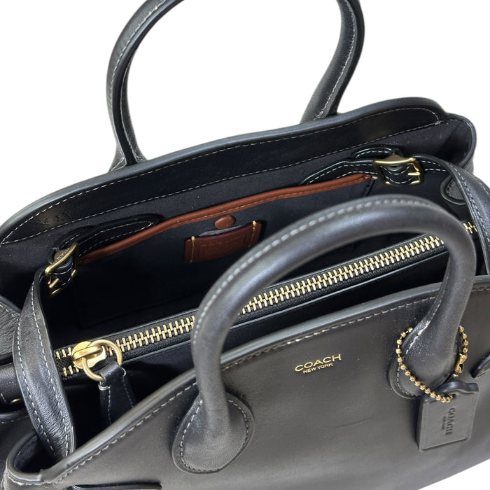 Coach Empire 26 Carryall Bag Medium Black Leather