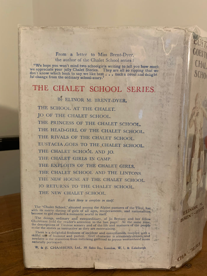 Eustacia goes to the Chalet School