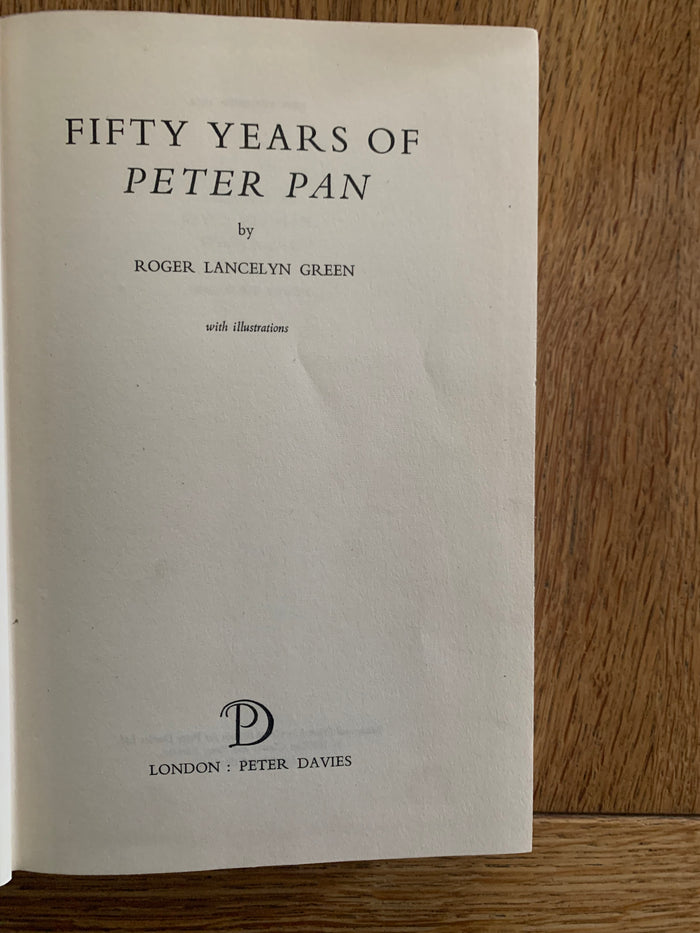 Fifty Years of Peter Pan (signed)