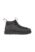 Side view of a Native Shoes Adults Fitzsimmons Venture Footwear in Jiffy Black / Jiffy Black