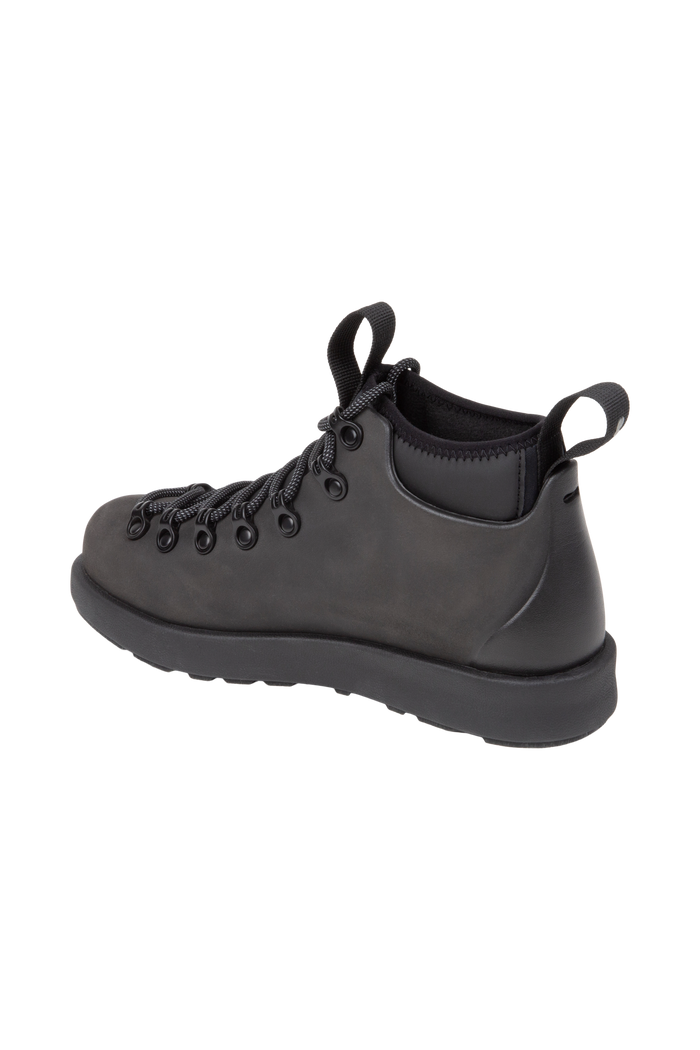 Bottom view of a Native Shoes Fitzsimmons Venture | Jiffy Black / Jiffy Black Footwear in Jiffy Black / Jiffy Black