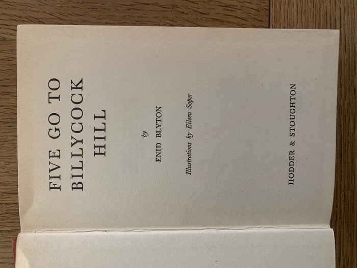 Five Go To Billycock Hill