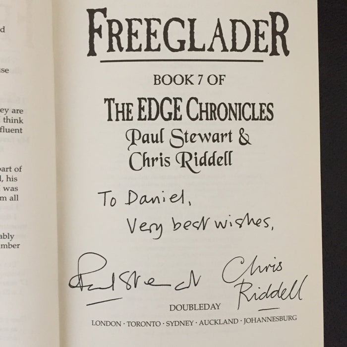 Freeglader - Book 7 of The Edge Chronicles (signed)