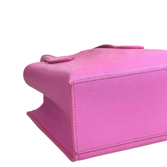 Furla Era Mini Tote Bag Pink Leather