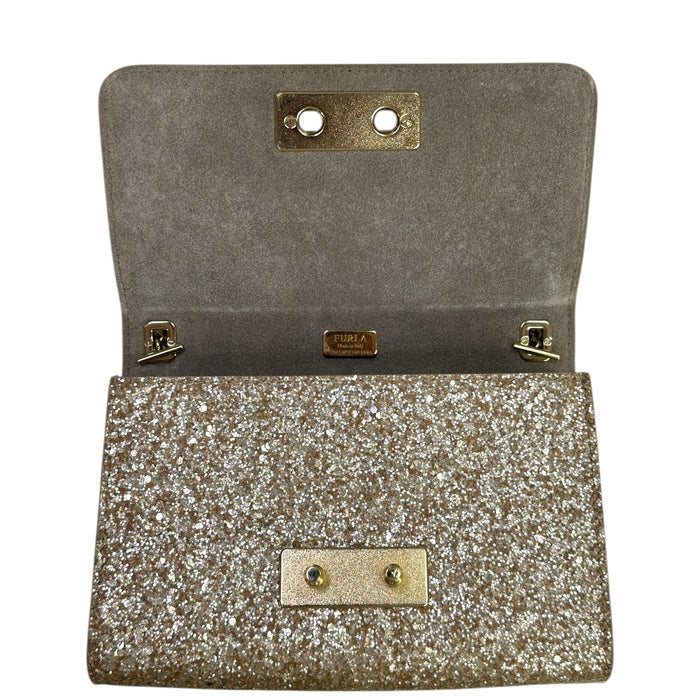 Furla Maaya Sling Clutch Glitter India Limited Edition