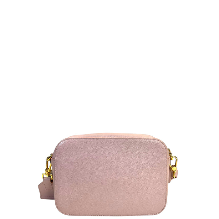 Furla Mini Brava Crossbody Bag Pink Leather