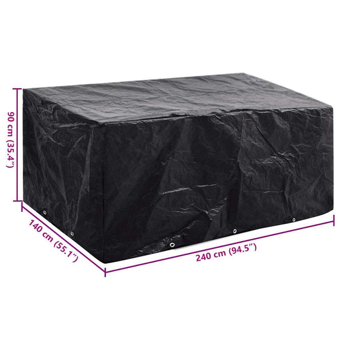 Garden Furniture Cover 8 Eyelets 240x140x90 cm
