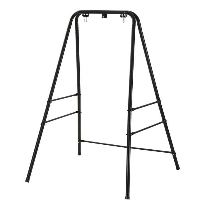 Gardeon Hammock Stand 135cm x180cm Steel Frame for Hanging Chairs Black