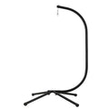 Gardeon Hammock Stand 150kg Capacity Metal Frame for Hanging Chairs Black