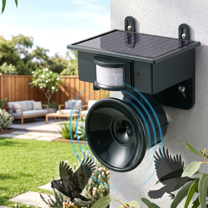Gardeon Solar Ultrasonic Animal Deterrent PIR Motion Sensor Outdoor Green