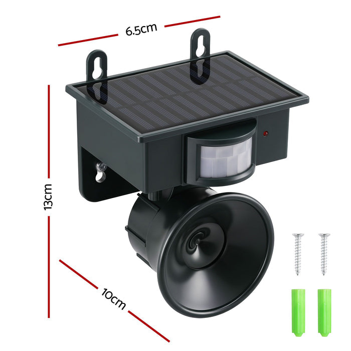 Gardeon Solar Ultrasonic Animal Deterrent PIR Motion Sensor Outdoor Green