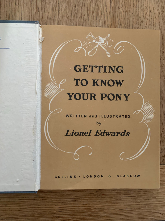 Getting To Know Your Pony