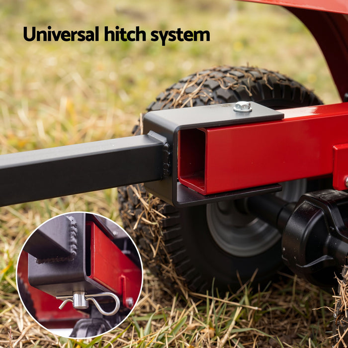 Giantz 150kg ATV Garden Trailer Weed Sprayer Tow Behind Cart Mower Attachment