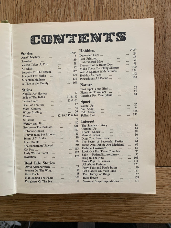 Girl Annual Number 9 1961