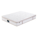 Giselle 30cm Queen Spring Mattress Tencel Cover 5-Zone Firm Back Support