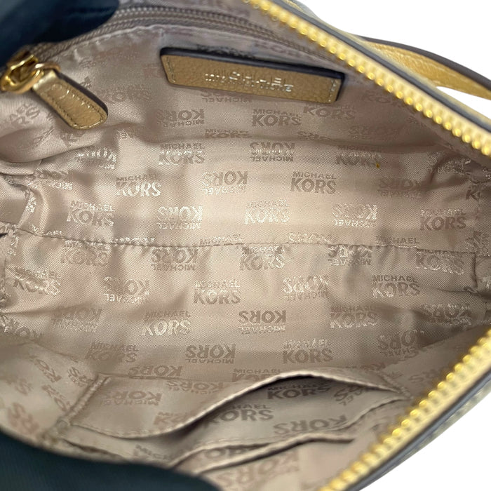 Michael Kors Gold Leather shoulder bag