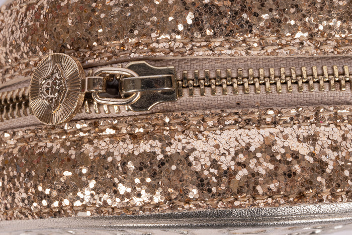 Gold Round Sequine Bag