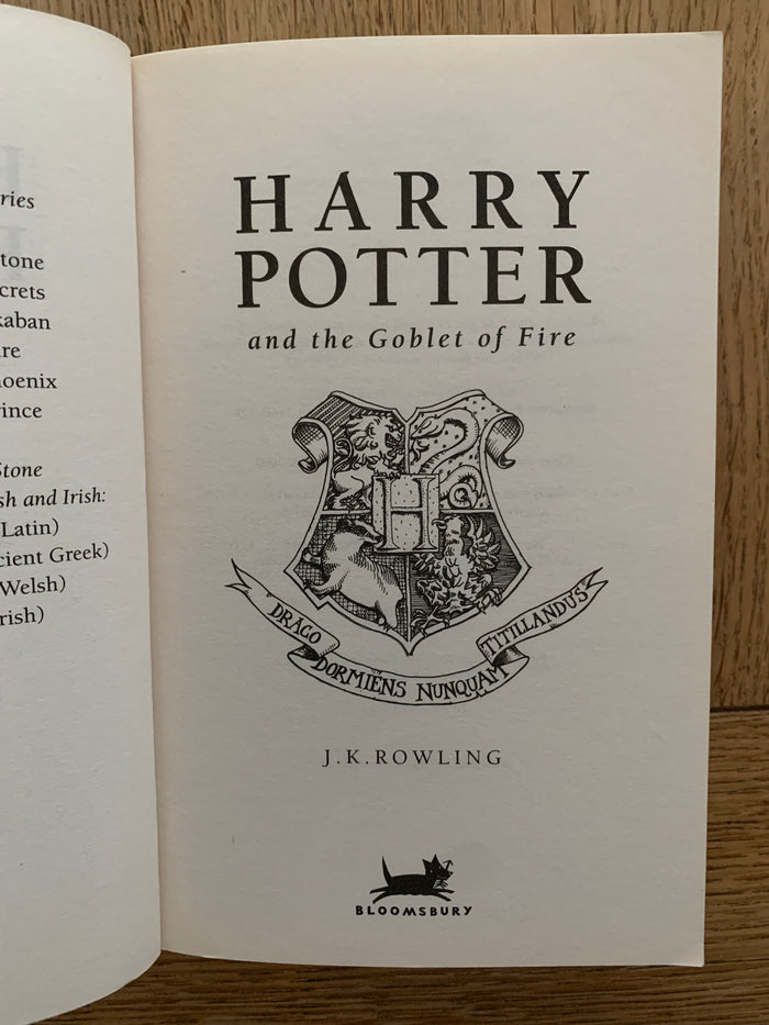 Harry Potter and the Goblet of Fire - Celebration edition