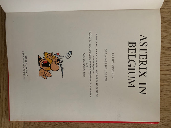 Asterix in Belgium