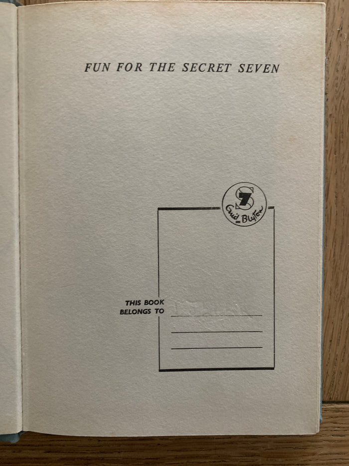 Fun For The Secret Seven